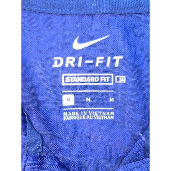 Nike Mens Dri-Fit Standard Fit Polo Medium Royal Blue - Picture 5 of 7